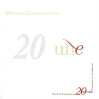 Books Frontpage Memoria conmemorativa del 20 aniversario UNE