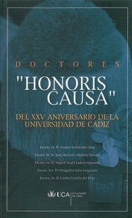 Books Frontpage Doctores "Honoris Causa" del XXV Aniversario de la Universidad de Cádiz