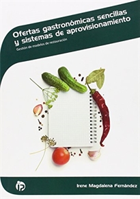 Books Frontpage Ofertas gastronómicas sencillas y sistemas de aprovisionamiento