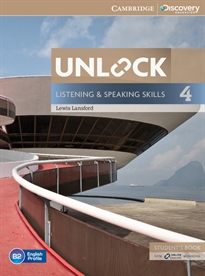 Books Frontpage Unlock Level 4 Listening and Speaking Skills Student's Book and Online Workbook