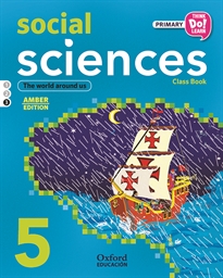 Books Frontpage Think Do Learn Social Sciences 5th Primary. Class book Module 3 Amber