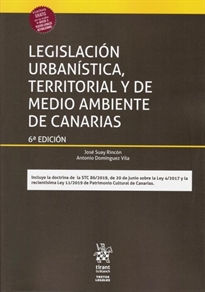Books Frontpage Legislación Urbanística, Territorial y de Medio Ambiente de Canarias 6ª Edición 2020