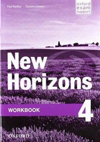 Books Frontpage New Horizons 4. Workbook