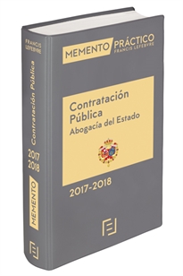Books Frontpage Memento Contratación Pública (Abogacía del Estado) 2018-2019