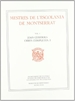Front pageMestres de l'Escolania de Montserrat, Volum I. Joan Cererols, I
