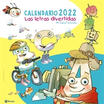 Books Frontpage Calendario 2022. Las letras divertidas