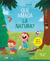 Books Frontpage Què amaga la natura? Llibre amb solapes