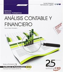 Books Frontpage Manual. Análisis contable y financiero (UF0333).  Certificados de Profesionalidad. Financiación de empresas (ADGN0108)