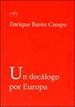 Front pageUn decálogo por Europa