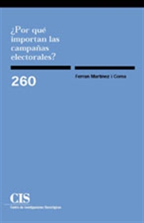 Books Frontpage ¿Por qué importan las campañas electorales?