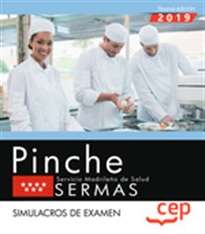Books Frontpage Pinche. Servicio Madrileño de Salud. SERMAS. Simulacros de examen