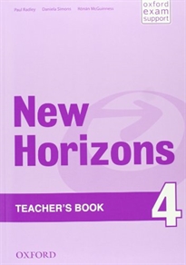 Books Frontpage New Horizons 4. Teacher's Book