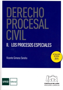 Books Frontpage Derecho procesal civil. II Los procesos especiales