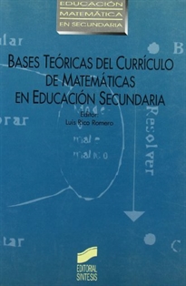 Books Frontpage Bases teóricas del currículo de matemáticas en Educación Secundaria
