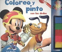 Books Frontpage Coloreo Y Pinto Con Los Dedos Disney - Mickey Y Los Superpilotos