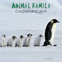 Books Frontpage Calendario Animal Family 2019
