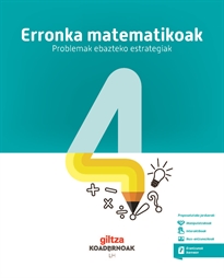 Books Frontpage Koadernoa. Erronka Matematikoak (Problemak Nola Ebatzi). Matematika 4