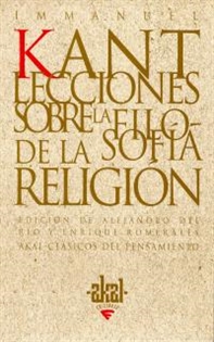 Books Frontpage Lecciones sobre la filosofía de la religión