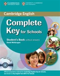 Books Frontpage Complete Key for Schools Student's Pack (Student's Book without Answers with CD-ROM
