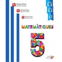 Books Frontpage Matematiques 5 (5.1-5.2-5.3) Valencia (Aula Activa