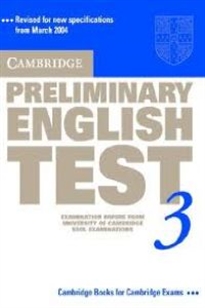 Books Frontpage Cambridge Preliminary English Test 3 Student's Book 2nd Edition