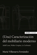 Front page(Una) caracterización del mobiliario moderno