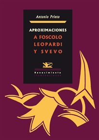 Books Frontpage Aproximaciones a Foscolo, Leopardi y Svevo