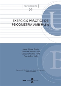 Books Frontpage Exercicis pràctics de psicometria amb PASW