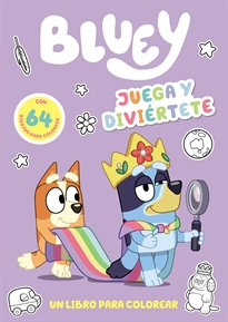 Books Frontpage Bluey. Actividades - Juega y diviértete. Libro para colorear a Bluey y sus amigos. 64 dibujos fáciles y bonitos (edición en español)