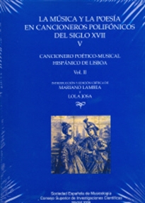 Books Frontpage La música y la poesía en cancioneros polifónicos del siglo XVII. Vol. II. Cancionero Poético-musical hispánico de Lisboa