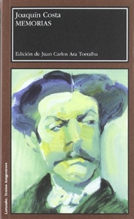 Books Frontpage Memorias de Joaquín Costa