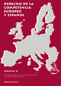 Books Frontpage Derecho de la Competencia Europeo y español. Volumen XI