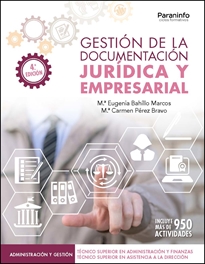 Books Frontpage Gestión de la documentación jurídica y empresarial 4.ª edición 2024