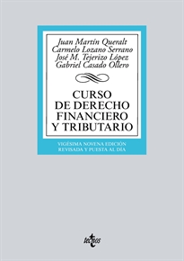 Books Frontpage Curso de Derecho Financiero y Tributario
