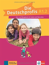 Books Frontpage Die deutschprofis a1.2, libro del alumno y libro de ejercicios con audio y clips online
