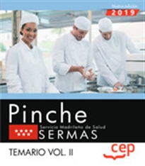 Books Frontpage Pinche. Servicio Madrileño de Salud. SERMAS. Temario Vol. II.