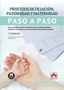 Books Frontpage Procesos de filiación, paternidad y maternidad. Paso a paso