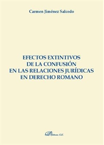 Books Frontpage Efectos extintivos de la confusión en las relaciones jurídicas en derecho romano