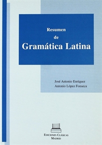 Books Frontpage Resumen de gramática latina
