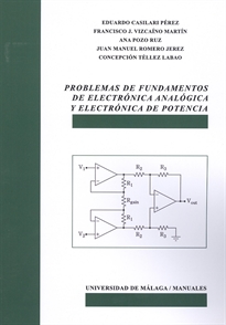 Books Frontpage Problemas de fundamentos de Electrónica Analógica y Electrónica de Potencia