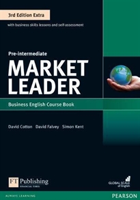 Books Frontpage Market Leader 3rd Edition Extra Pre-Intermediate Coursebook with DVD-ROMPack