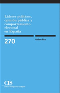 Books Frontpage Líderes políticos, opinión pública y comportamiento electoral en España