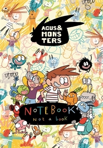 Books Frontpage Agus & Monsters. Notebook, not a book