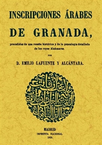 Books Frontpage Inscripciones árabes de Granada
