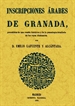 Front pageInscripciones árabes de Granada