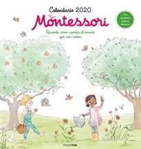 Books Frontpage Calendario Montessori 2020