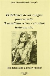 Books Frontpage El dictamen de un antiguo jurisconsulto (consulatio veteris cuiusdan iurisconsulti)