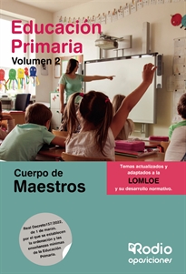 Books Frontpage Cuerpo de Maestros. Primaria. Volumen 2. LOMLOE