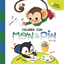 Books Frontpage Mon & Pin. Actividades 1. Colorea con Mon & Pin
