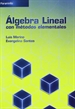 Front pageÁlgebra lineal con métodos elementales